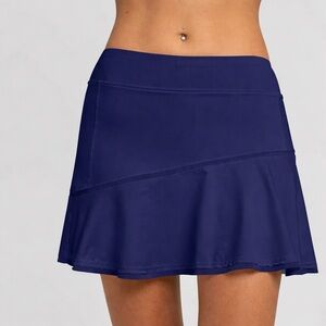 Blue sz S InPhorm Navy Athletic Skort Pickleball Tennis Golf Like NEW Pockets